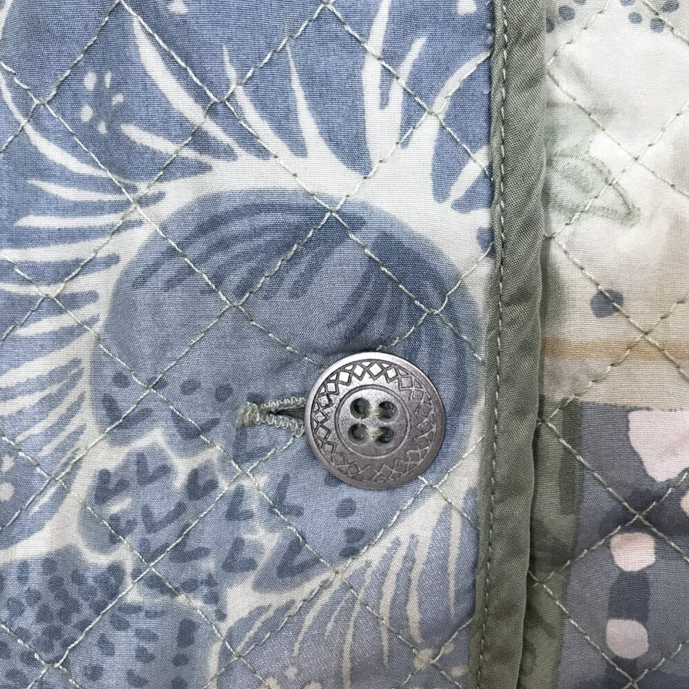 100% Silk Jacket Patchwork Quilted Lightweight Sp… - image 6